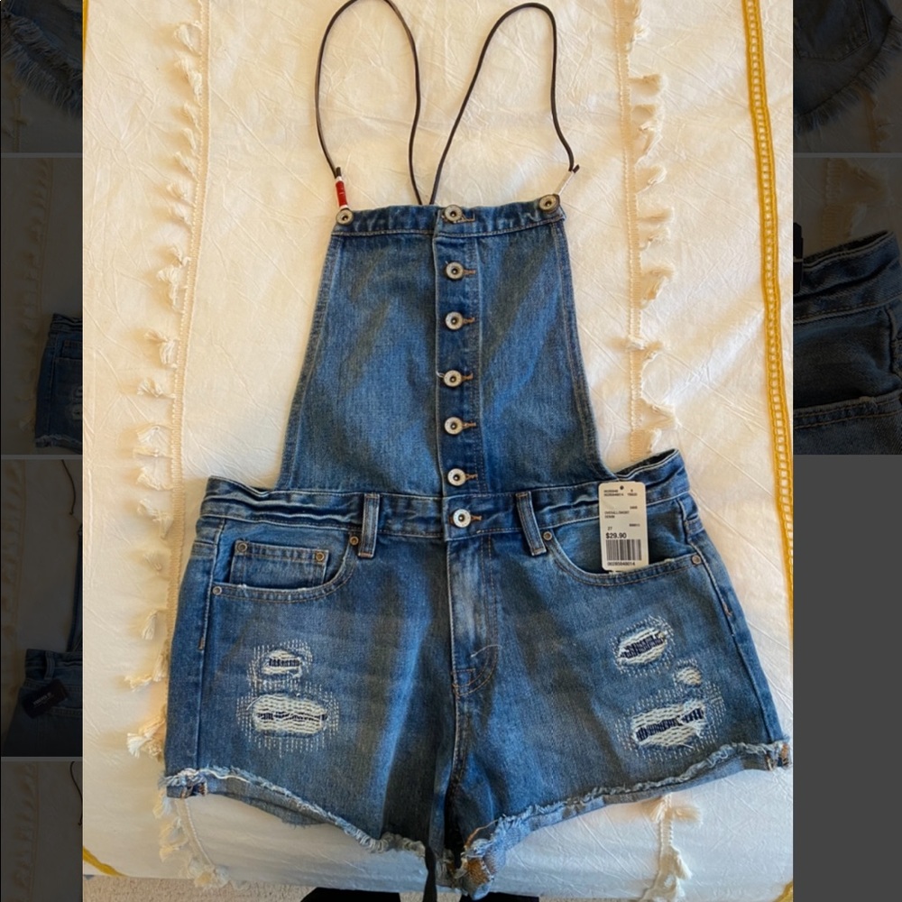NWT Forever 21 Overall Shorts